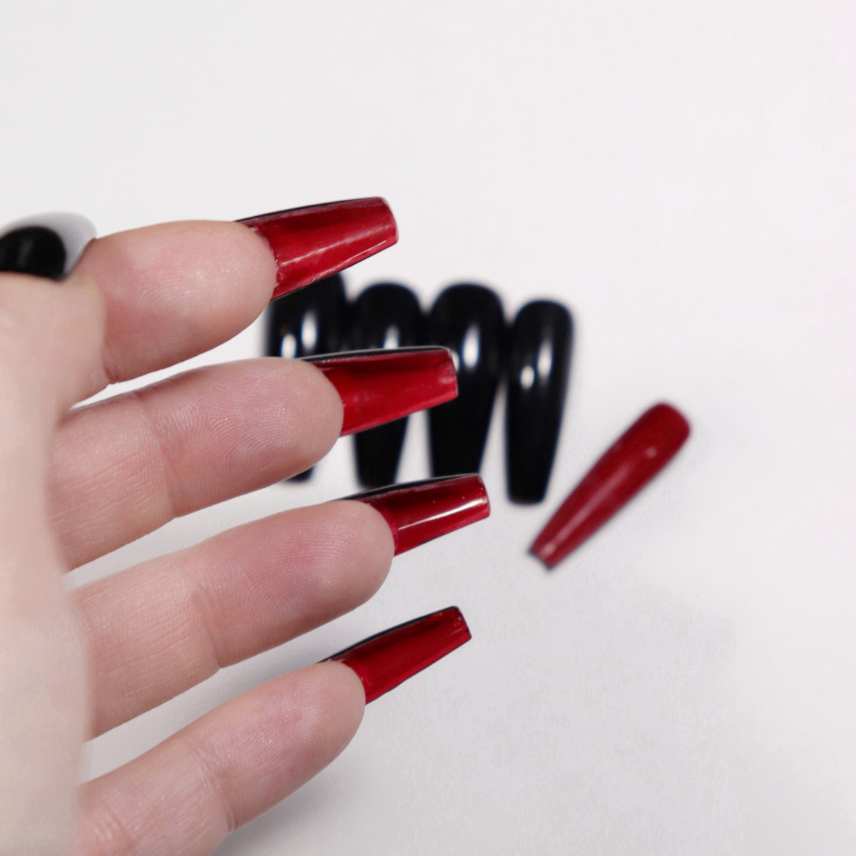 Black with Red Bottoms! – Sadler Up Nails