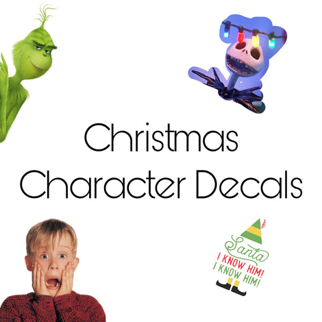 Christmas Character Decals