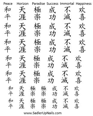 Decals - Chinese Quotes