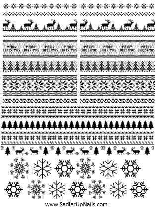 Decals - Christmas Sweater Black