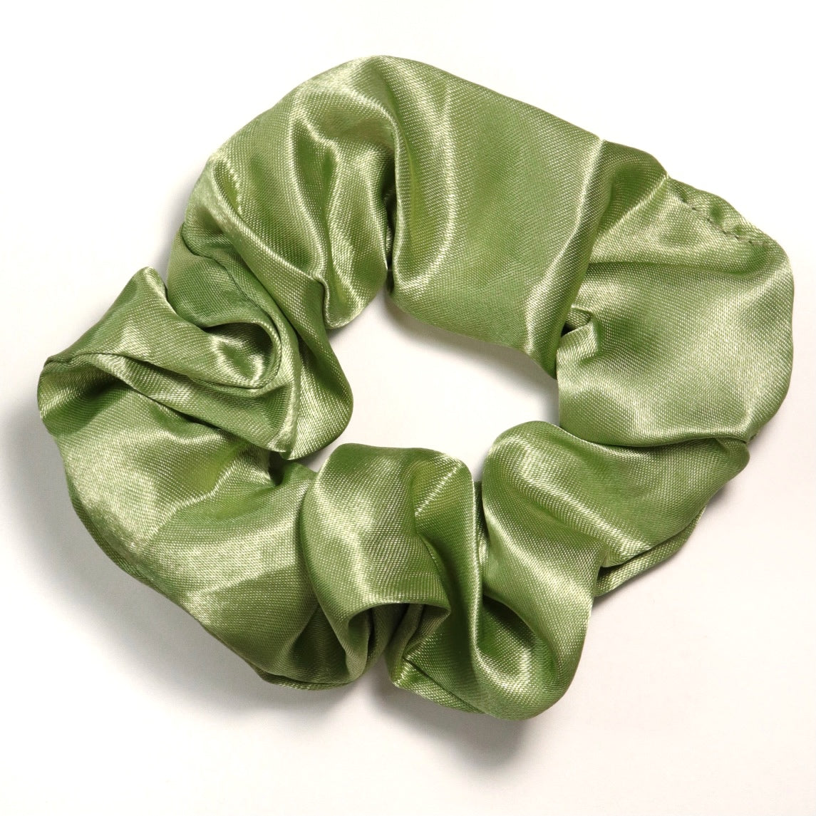 Scrunch it Up! - Satin Olive Green