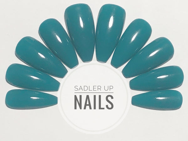 Teal me your secrets! - Sadler Up Nails 