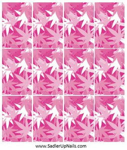 Decals - Mary Jane Pink - Sadler Up Nails 