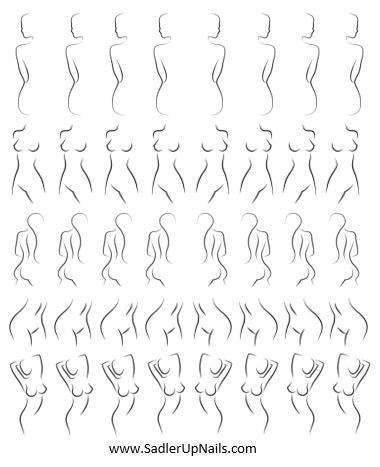 Decals - Minimalism One Line Women