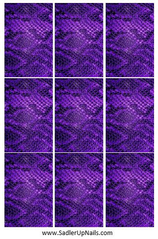 Decals - Snakeskin Purple XL