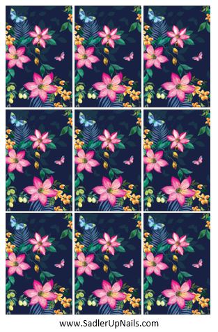 Decals - Tropical Floral 2 XL