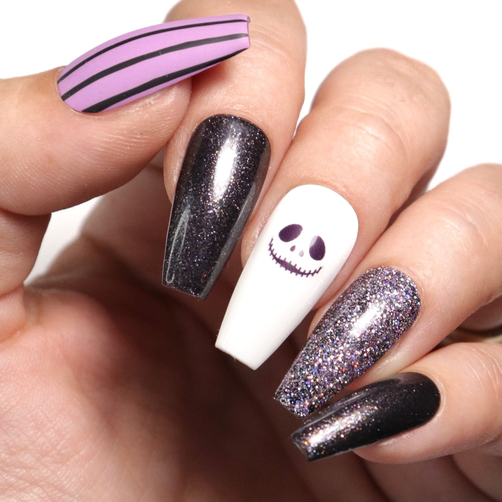 Nightmare before Christmas nails. press-ons